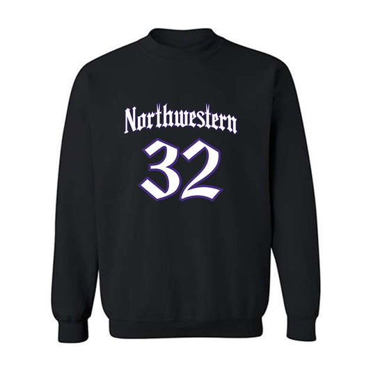 Northwestern - NCAA Women's Lacrosse : Grace Fujinaga - Crewneck Sweatshirt-0