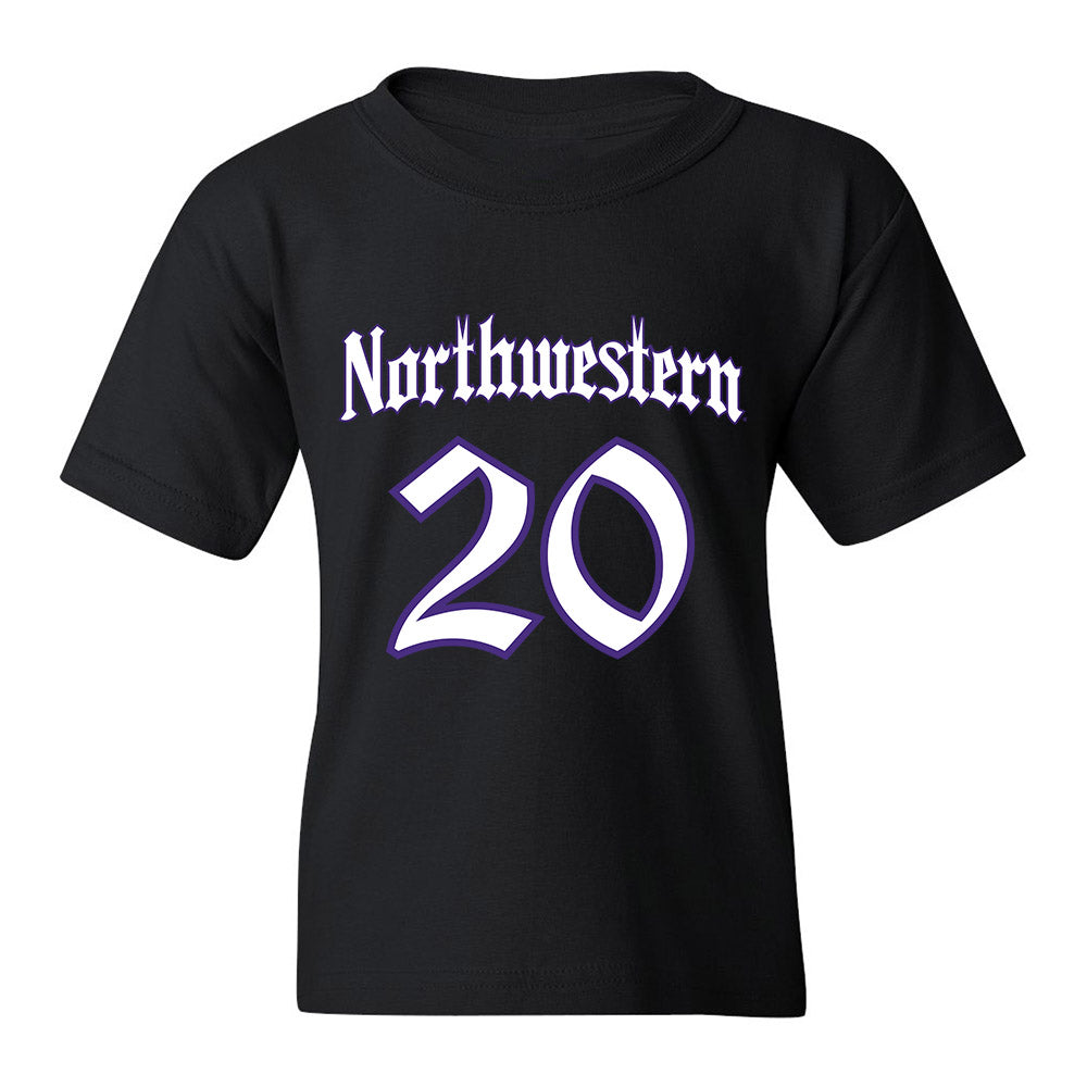 Northwestern - NCAA Women's Volleyball : Lily Wagner - Youth T-Shirt