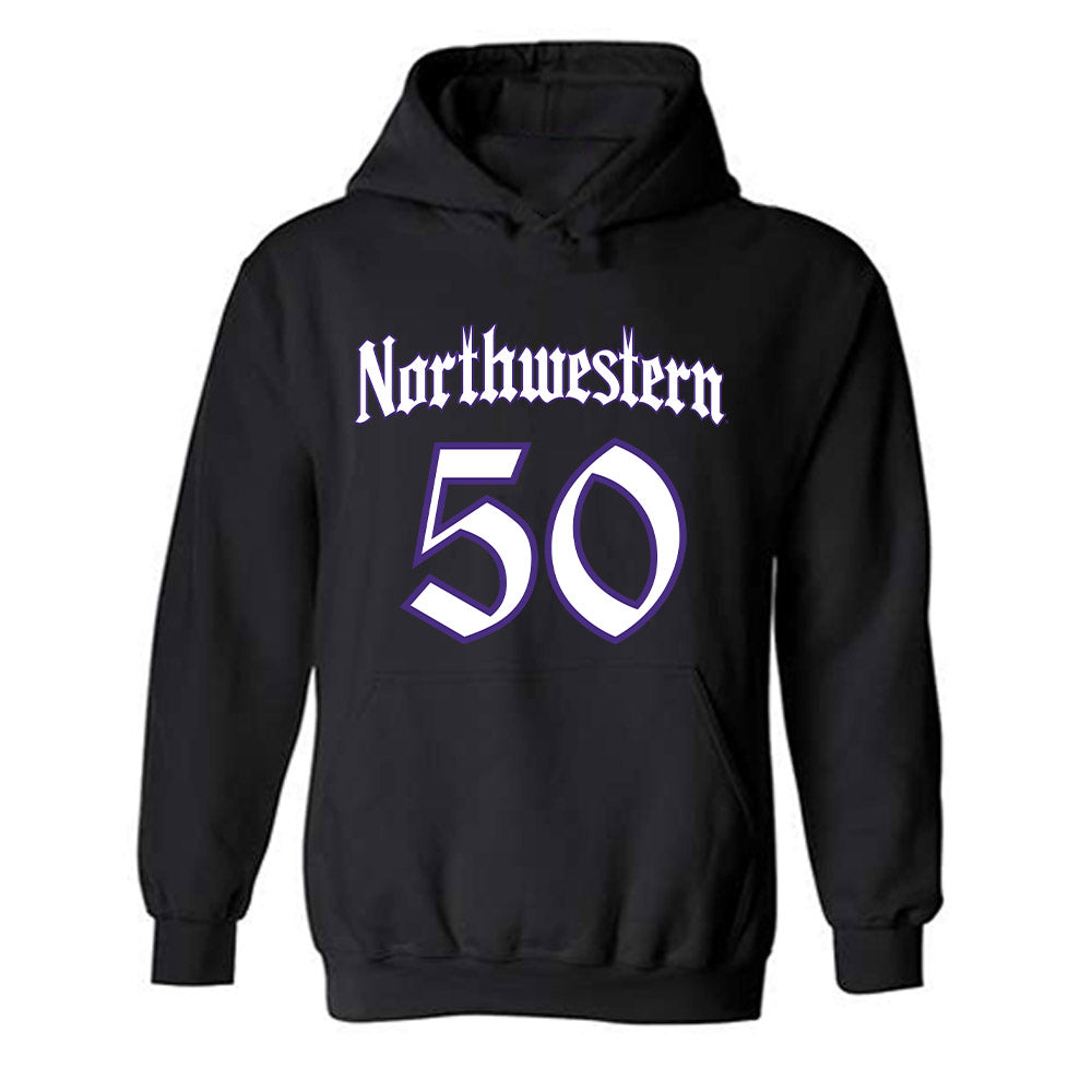 Northwestern - NCAA Football : Talan Chandler - Hooded Sweatshirt-0