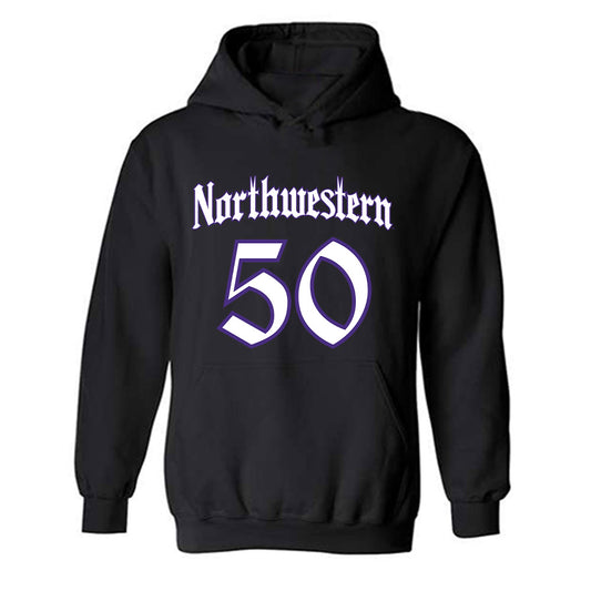 Northwestern - NCAA Football : Talan Chandler - Hooded Sweatshirt-0