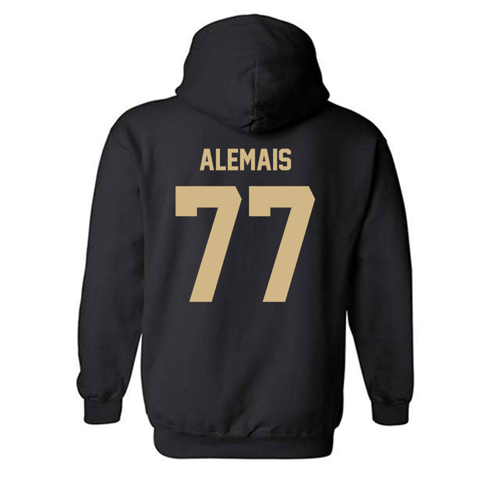 Wake Forest - NCAA Baseball : Seven Alemais - Classic Shersey Hooded Sweatshirt-1