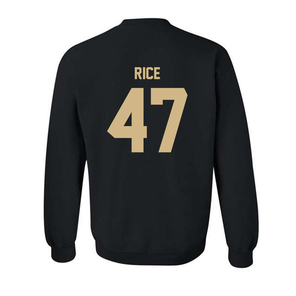 Wake Forest - NCAA Baseball : Cole Rice - Classic Shersey Crewneck Sweatshirt-1