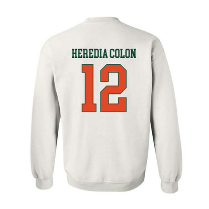 Miami - NCAA Women's Volleyball : Flormarie Heredia Colon - Classic Shersey Crewneck Sweatshirt-1