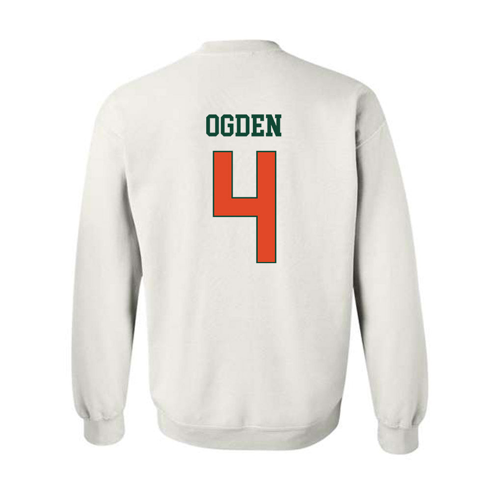 Miami - NCAA Baseball : Jake Ogden - Classic Shersey Crewneck Sweatshirt-1