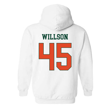 Miami - NCAA Women's Soccer : Gray Willson - Classic Shersey Hooded Sweatshirt