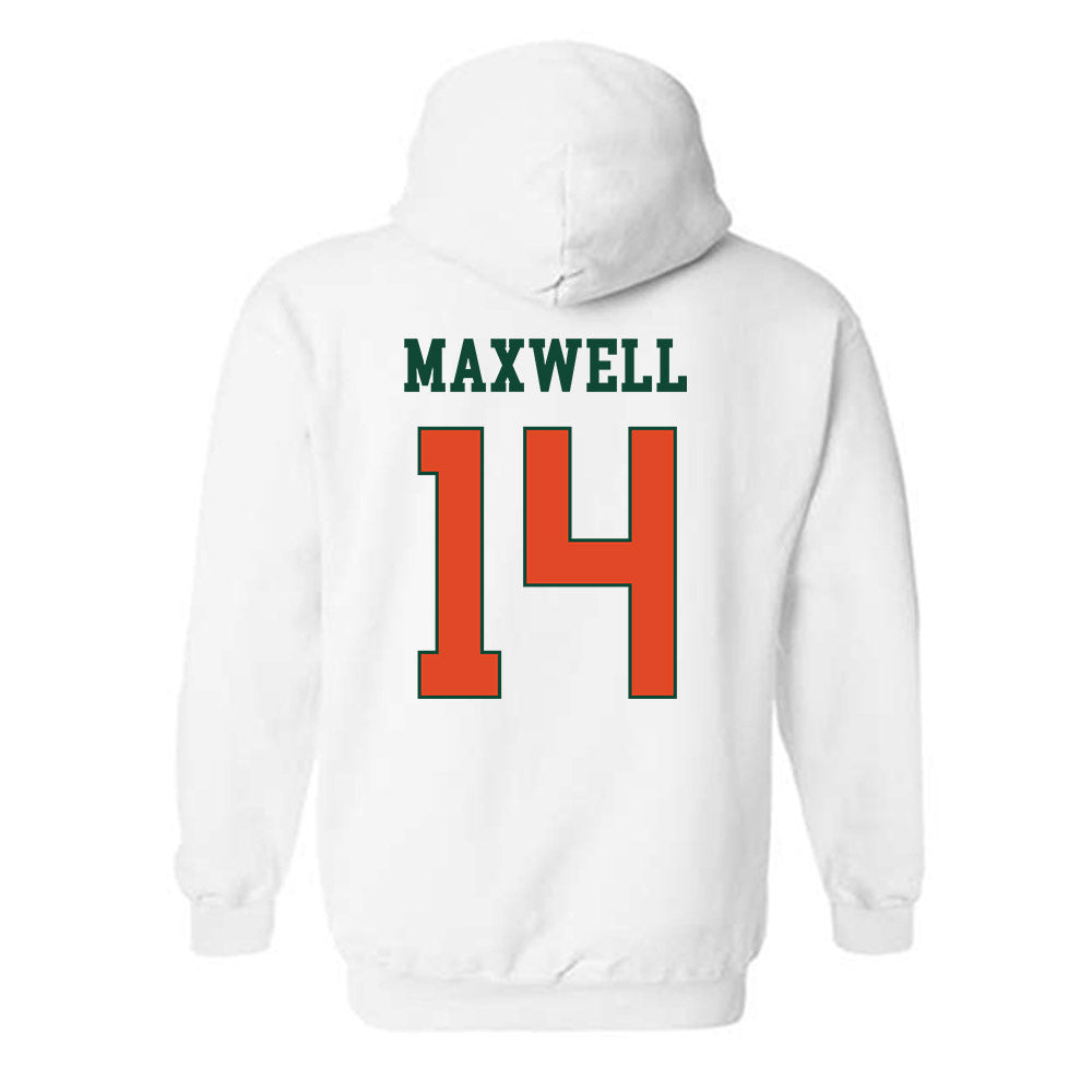 Miami - NCAA Women's Soccer : Taylor Maxwell - Classic Shersey Hooded Sweatshirt-1