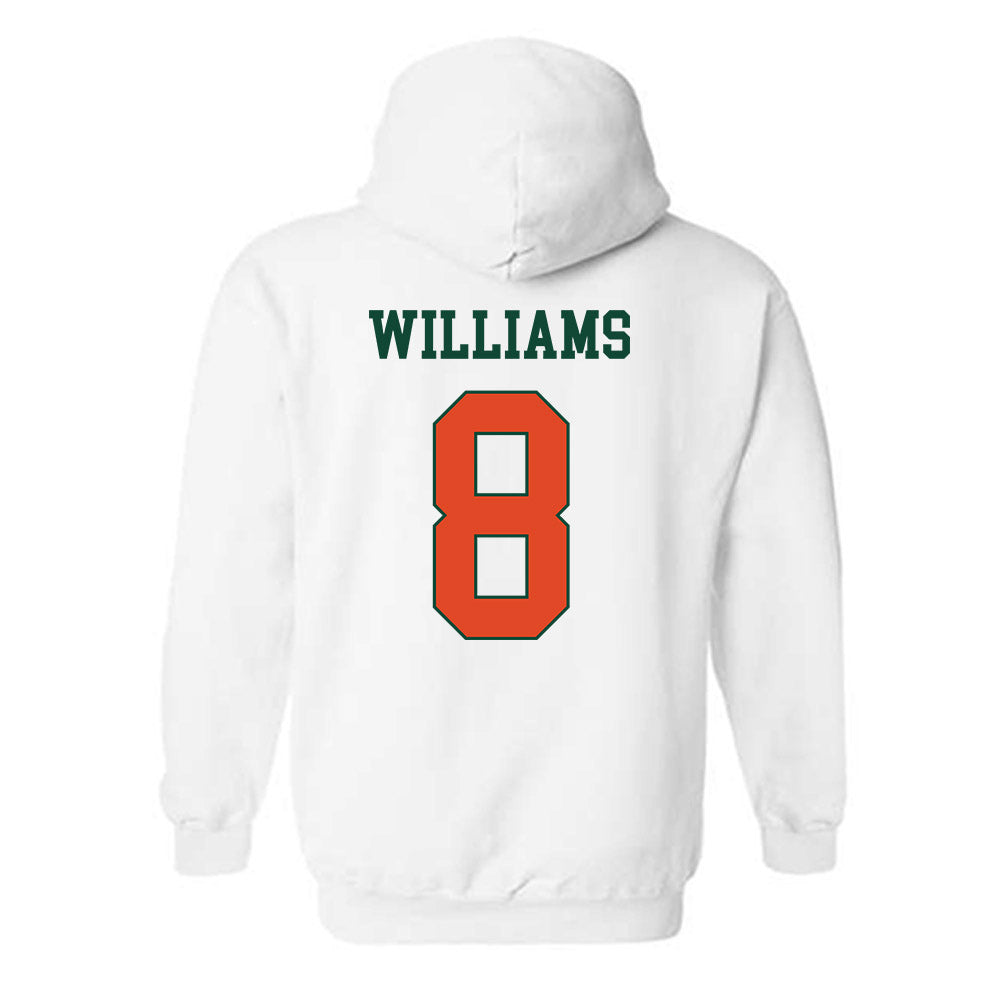 Miami - NCAA Football : Emory Williams - Classic Shersey Hooded Sweatshirt-1