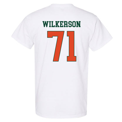 Miami - NCAA Football : Jaden Wilkerson - Classic Shersey T-Shirt-1