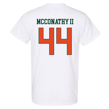 Miami - NCAA Football : Cole McConathy II - Classic Shersey T-Shirt-1