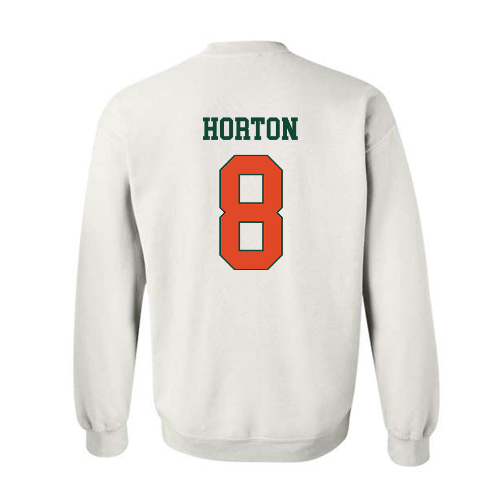 Miami - NCAA Football : Joshua Horton - Classic Shersey Crewneck Sweatshirt-1