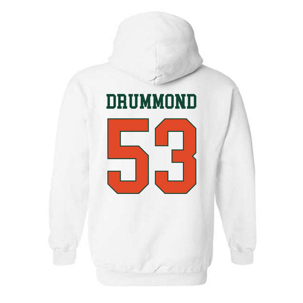 Miami - NCAA Baseball : Lj Drummond - Classic Shersey Hooded Sweatshirt-1