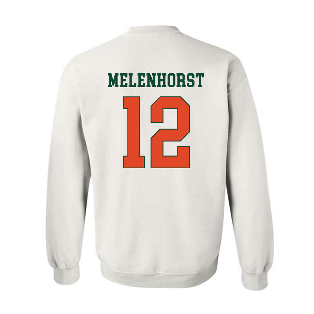 Miami - NCAA Women's Soccer : Teegan Melenhorst - Classic Shersey Crewneck Sweatshirt-1