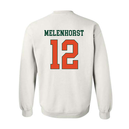 Miami - NCAA Women's Soccer : Teegan Melenhorst - Classic Shersey Crewneck Sweatshirt-1