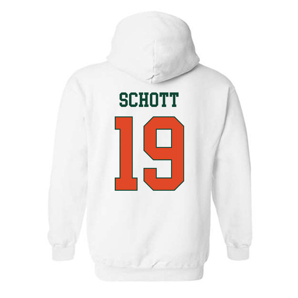 Miami - NCAA Football : Brock Schott - Classic Shersey Hooded Sweatshirt-1