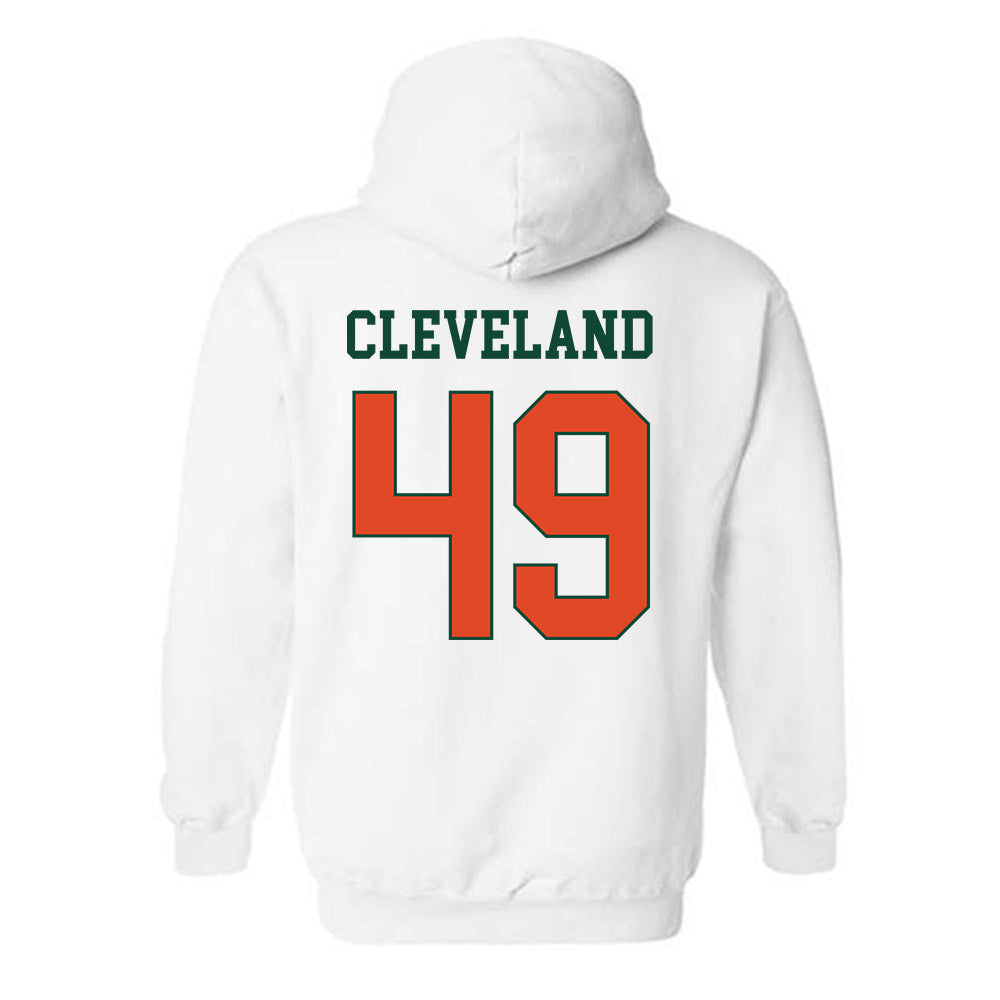 Miami - NCAA Baseball : Jackson Cleveland - Classic Shersey Hooded Sweatshirt-1