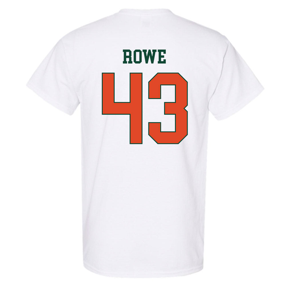 Miami - NCAA Football : Tyler Rowe - Classic Shersey T-Shirt-1
