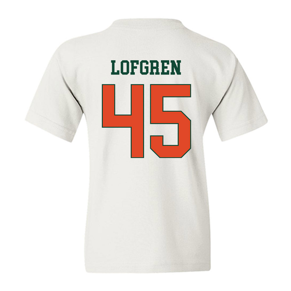 Miami - NCAA Baseball : Brixton Lofgren - Classic Shersey Youth T-Shirt-1