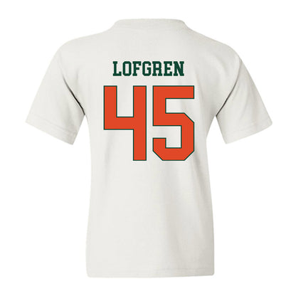 Miami - NCAA Baseball : Brixton Lofgren - Classic Shersey Youth T-Shirt-1
