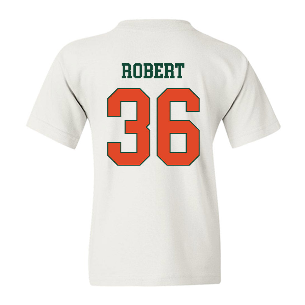 Miami - NCAA Baseball : Nick Robert - Classic Shersey Youth T-Shirt-1