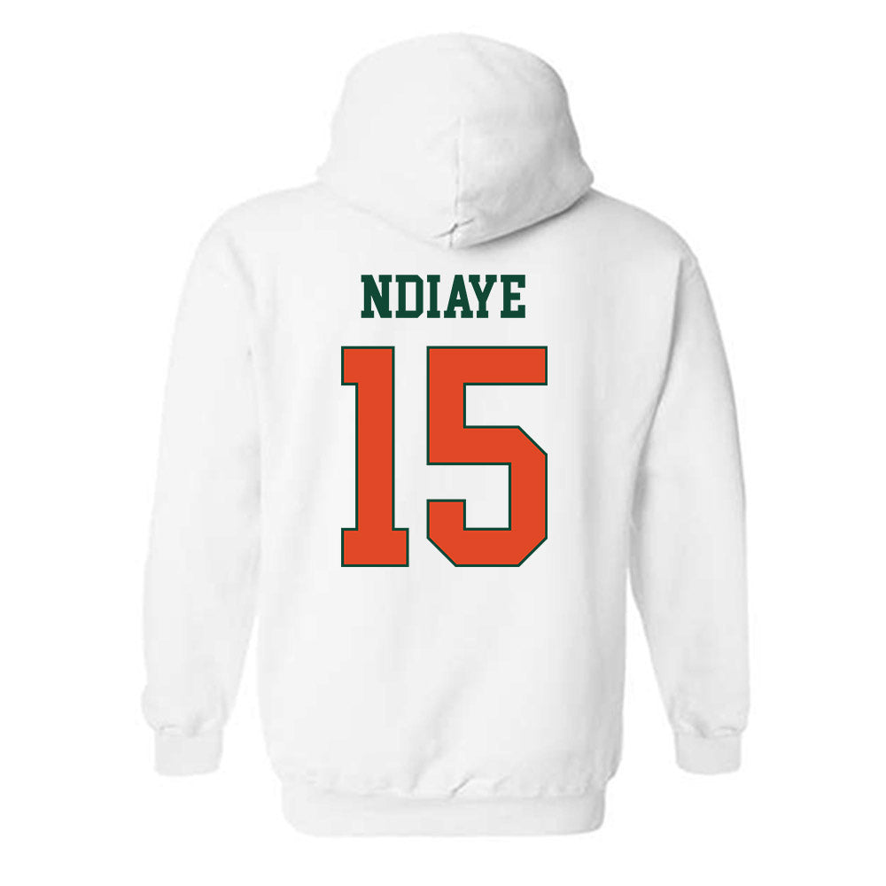 Miami - NCAA Women's Volleyball : Amina Ndiaye - Classic Shersey Hooded Sweatshirt-1