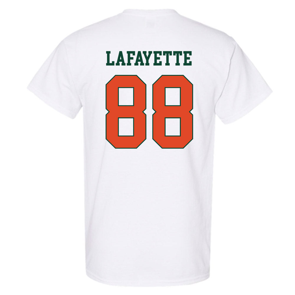 Miami - NCAA Football : DeAnthony Lafayette - Classic Shersey T-Shirt-1