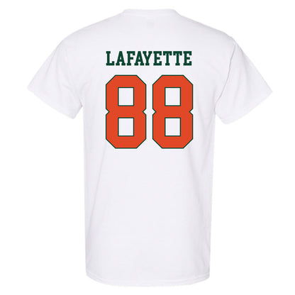 Miami - NCAA Football : DeAnthony Lafayette - Classic Shersey T-Shirt-1