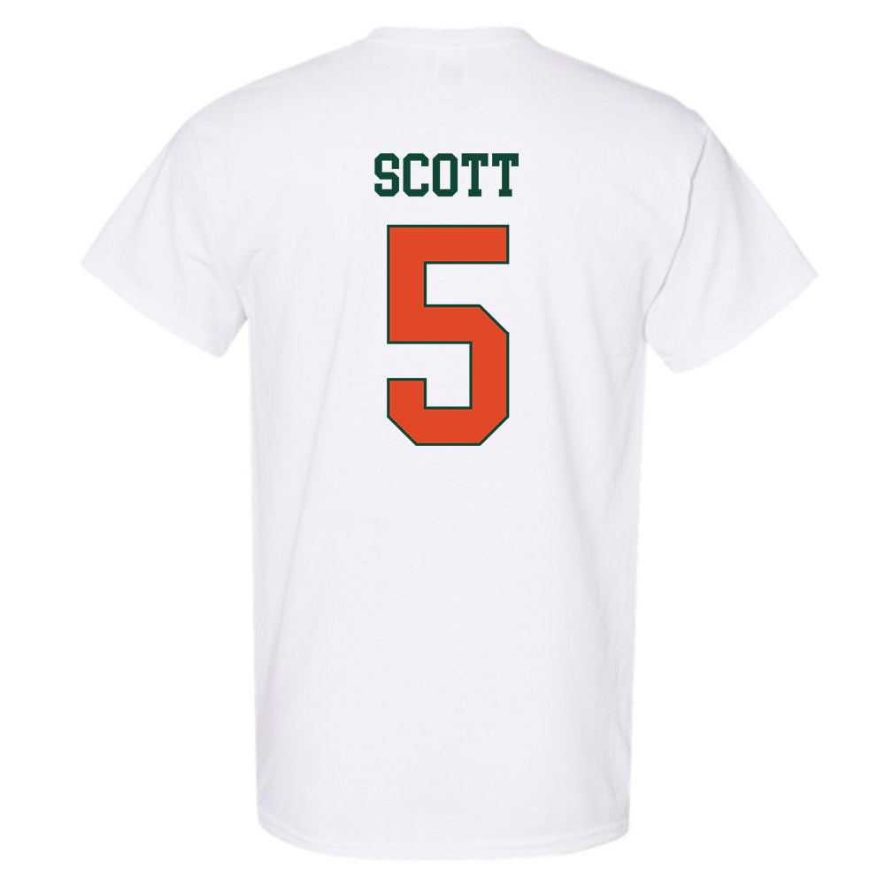 Miami - NCAA Football : Justin Scott - Classic Shersey T-Shirt-1