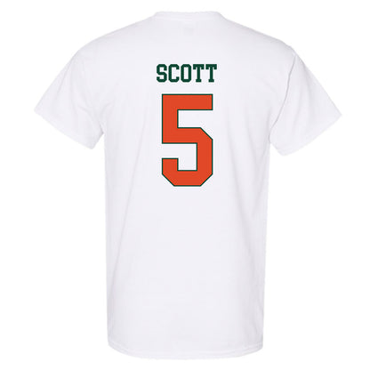 Miami - NCAA Football : Justin Scott - Classic Shersey T-Shirt-1