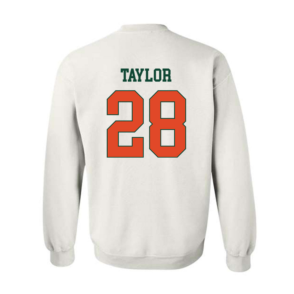 Miami - NCAA Football : Isaiah Taylor - Classic Shersey Crewneck Sweatshirt-1