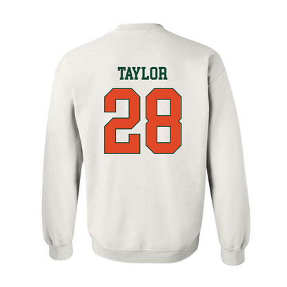 Miami - NCAA Football : Isaiah Taylor - Classic Shersey Crewneck Sweatshirt-1