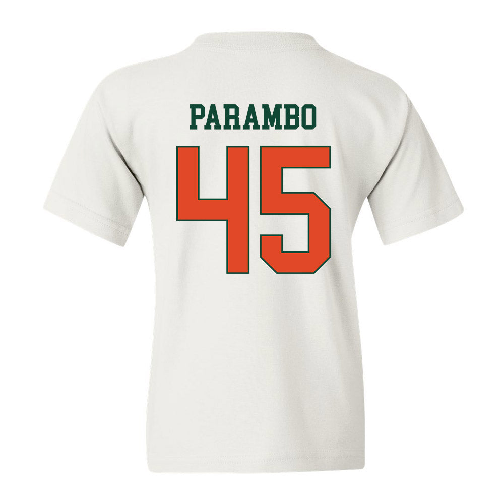 Miami - NCAA Football : Luke Parambo - Classic Shersey Youth T-Shirt