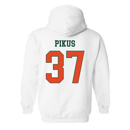 Miami - NCAA Football : Henry Pikus - Classic Shersey Hooded Sweatshirt-1