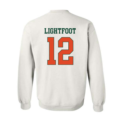 Miami - NCAA Football : Marquise Lightfoot - Classic Shersey Crewneck Sweatshirt-1