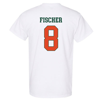 Miami - NCAA Baseball : Carson Fischer - Classic Shersey T-Shirt-1