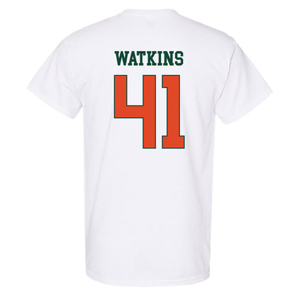 Miami - NCAA Baseball : Jailen Watkins - Classic Shersey T-Shirt-1