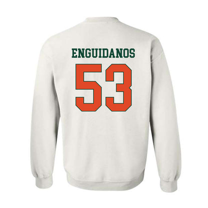 Miami - NCAA Football : Joey Enguidanos - Classic Shersey Crewneck Sweatshirt