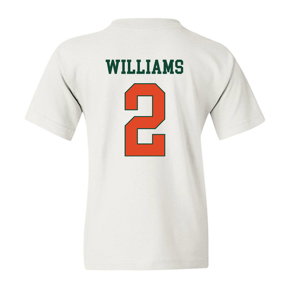 Miami - NCAA Baseball : Derek Williams - Classic Shersey Youth T-Shirt-1