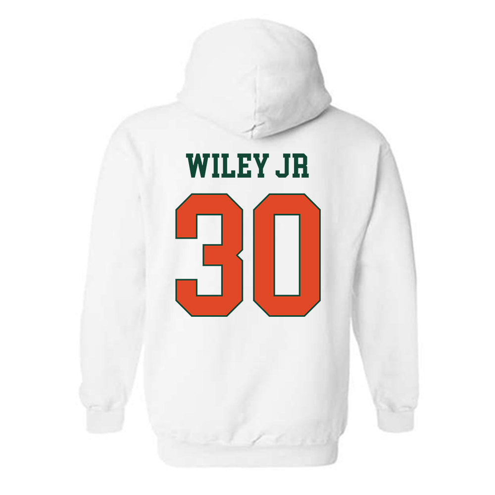 Miami - NCAA Football : Kellen Wiley Jr - Classic Shersey Hooded Sweatshirt-1