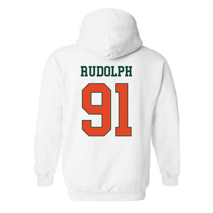 Miami - NCAA Football : Elias Rudolph - Classic Shersey Hooded Sweatshirt