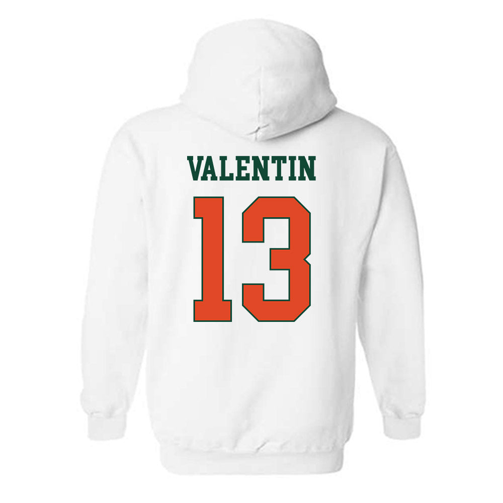 Miami - NCAA Women's Volleyball : Marla Valentin - Classic Shersey Hooded Sweatshirt