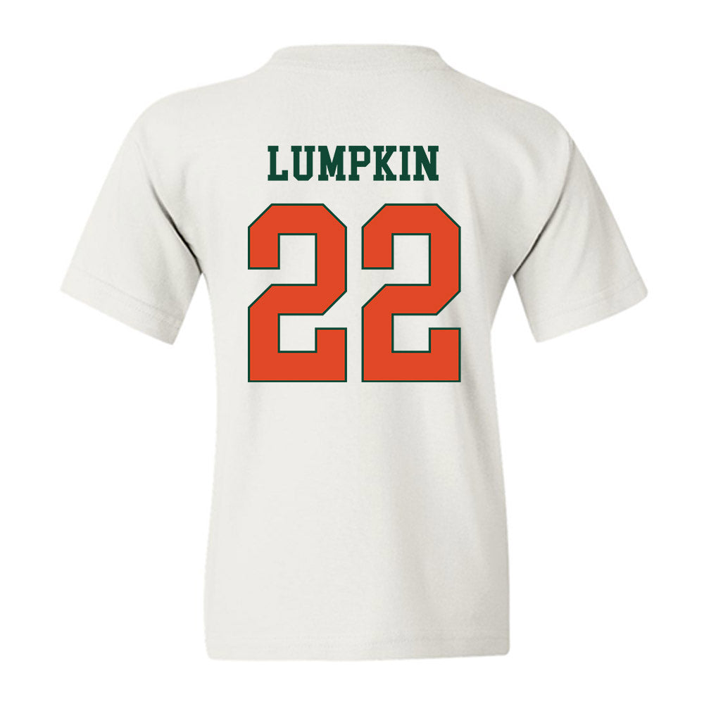 Miami - NCAA Baseball : Reese Lumpkin - Classic Shersey Youth T-Shirt-1