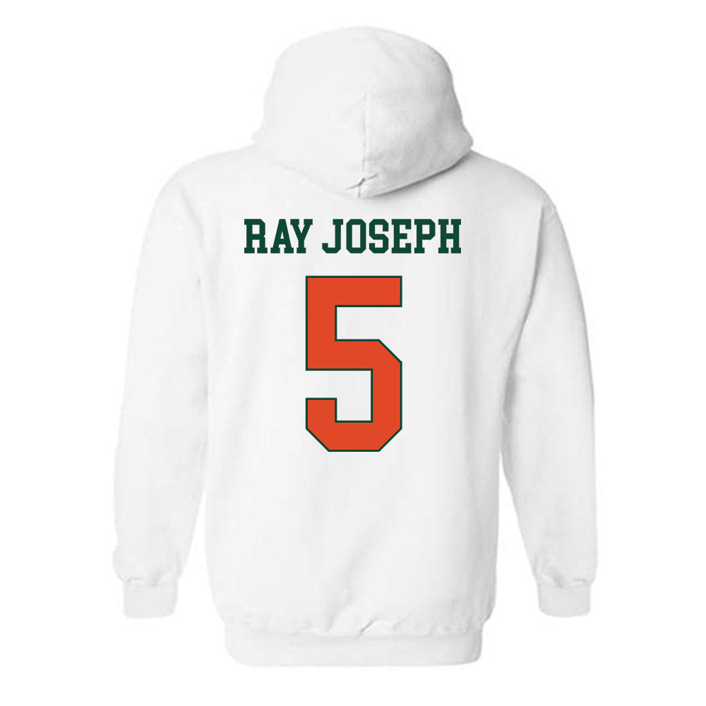 Miami - NCAA Football : Ray Ray Joseph - Classic Shersey Hooded Sweatshirt-1