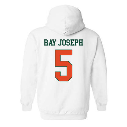 Miami - NCAA Football : Ray Ray Joseph - Classic Shersey Hooded Sweatshirt-1
