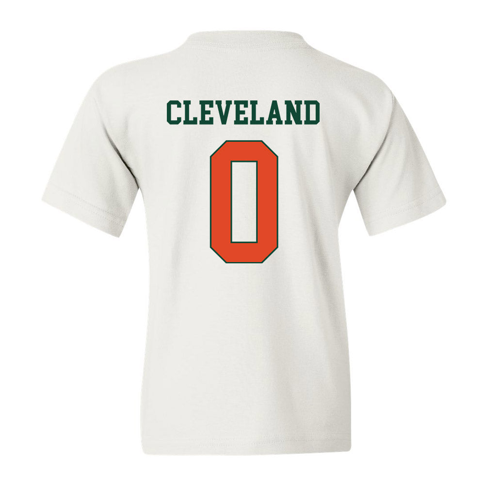 Miami - NCAA Men's Basketball : Matthew Cleveland - Classic Shersey Youth T-Shirt