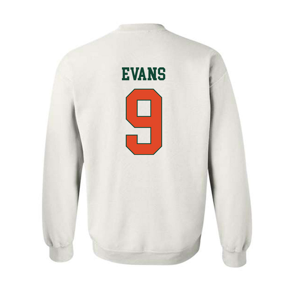 Miami - NCAA Baseball : Robert Evans - Classic Shersey Crewneck Sweatshirt-1