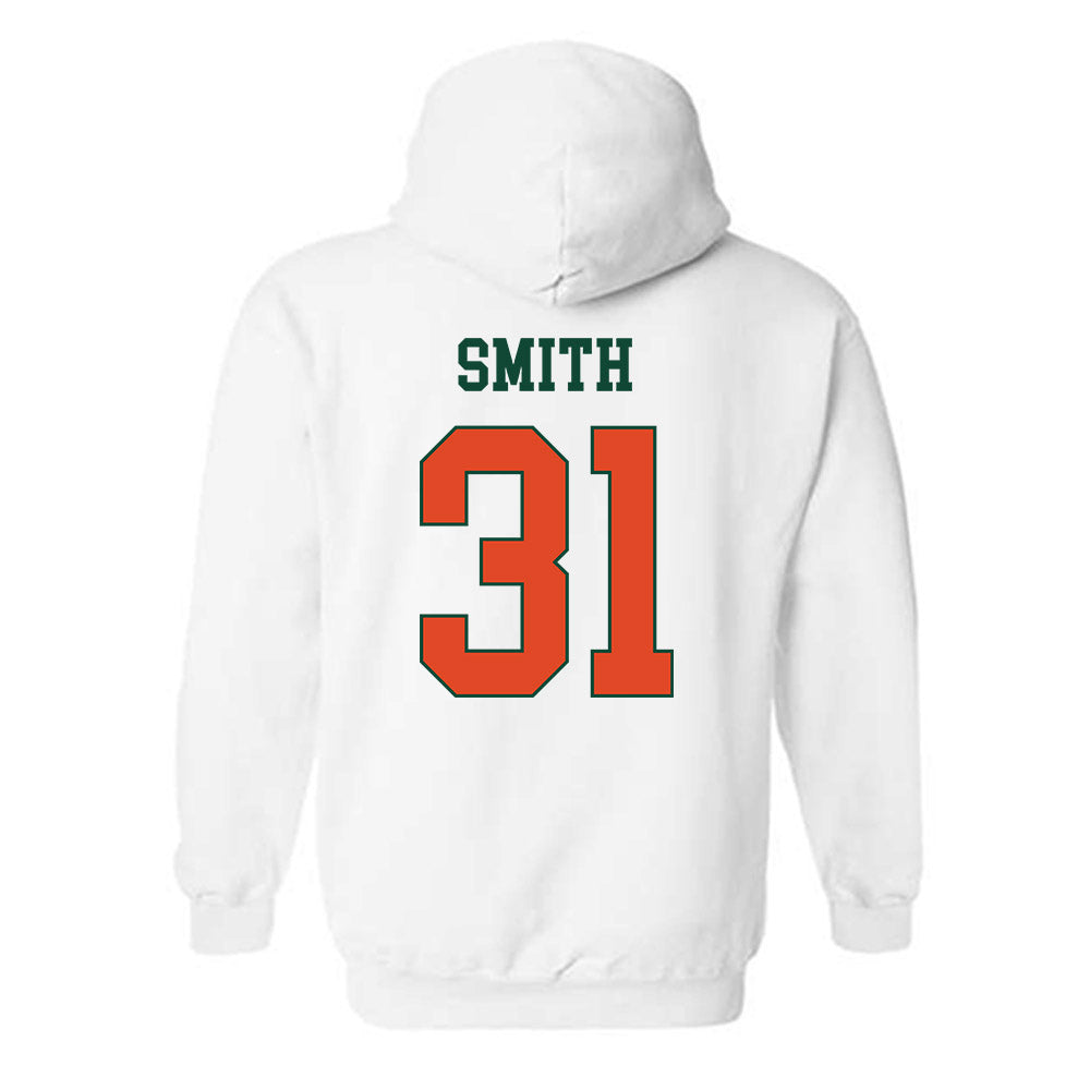 Miami - NCAA Baseball : Will Smith - Classic Shersey Hooded Sweatshirt-1