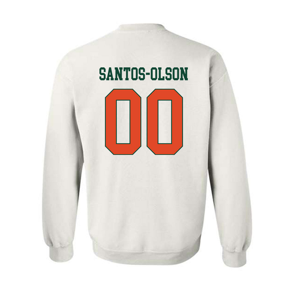 Miami - NCAA Baseball : Sebastian Santos-Olson - Classic Shersey Crewneck Sweatshirt-1