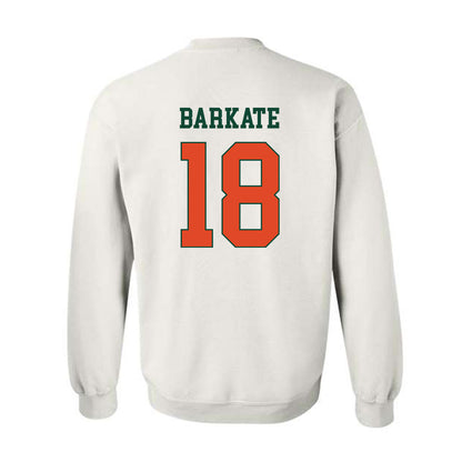 Miami - NCAA Football : Cooper Barkate - Classic Shersey Crewneck Sweatshirt-1