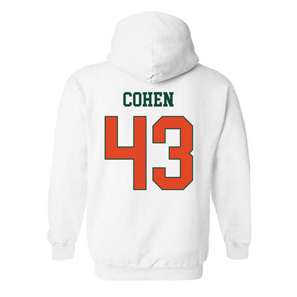 Miami - NCAA Football : Andrew Cohen - Classic Shersey Hooded Sweatshirt