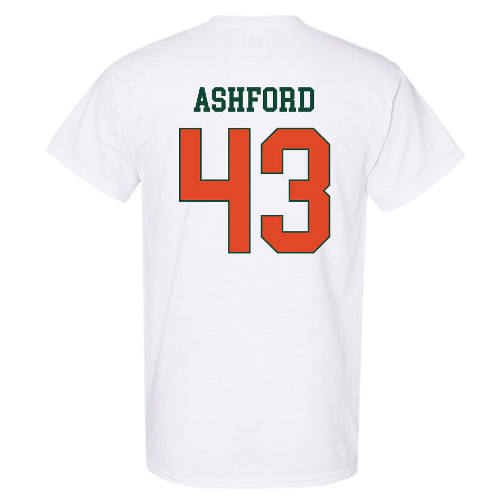 Miami - NCAA Baseball : Ryan Ashford - Classic Shersey T-Shirt-1